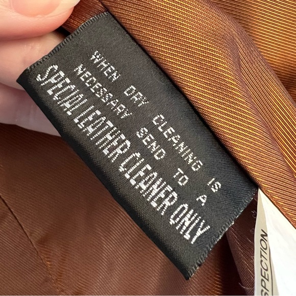 Wilson’s Leather Carmel Butter Soft Long Coat Jacket - Picture 9 of 13